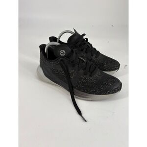Lululemon Blissfeel Run 2 Winter Shoes Black Silver LW9EU7S Womens 8.5